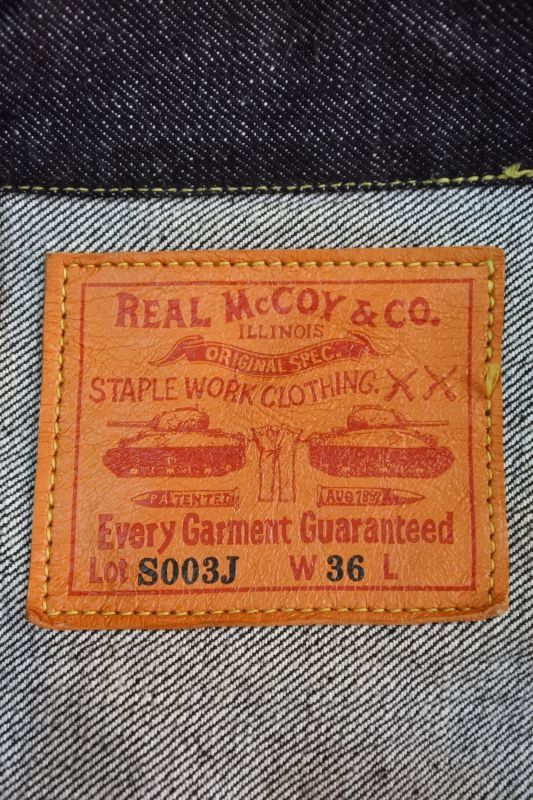 THE REAL McCOYS MJ14143 Lot.S003J One Washed - Kind Supply Co.