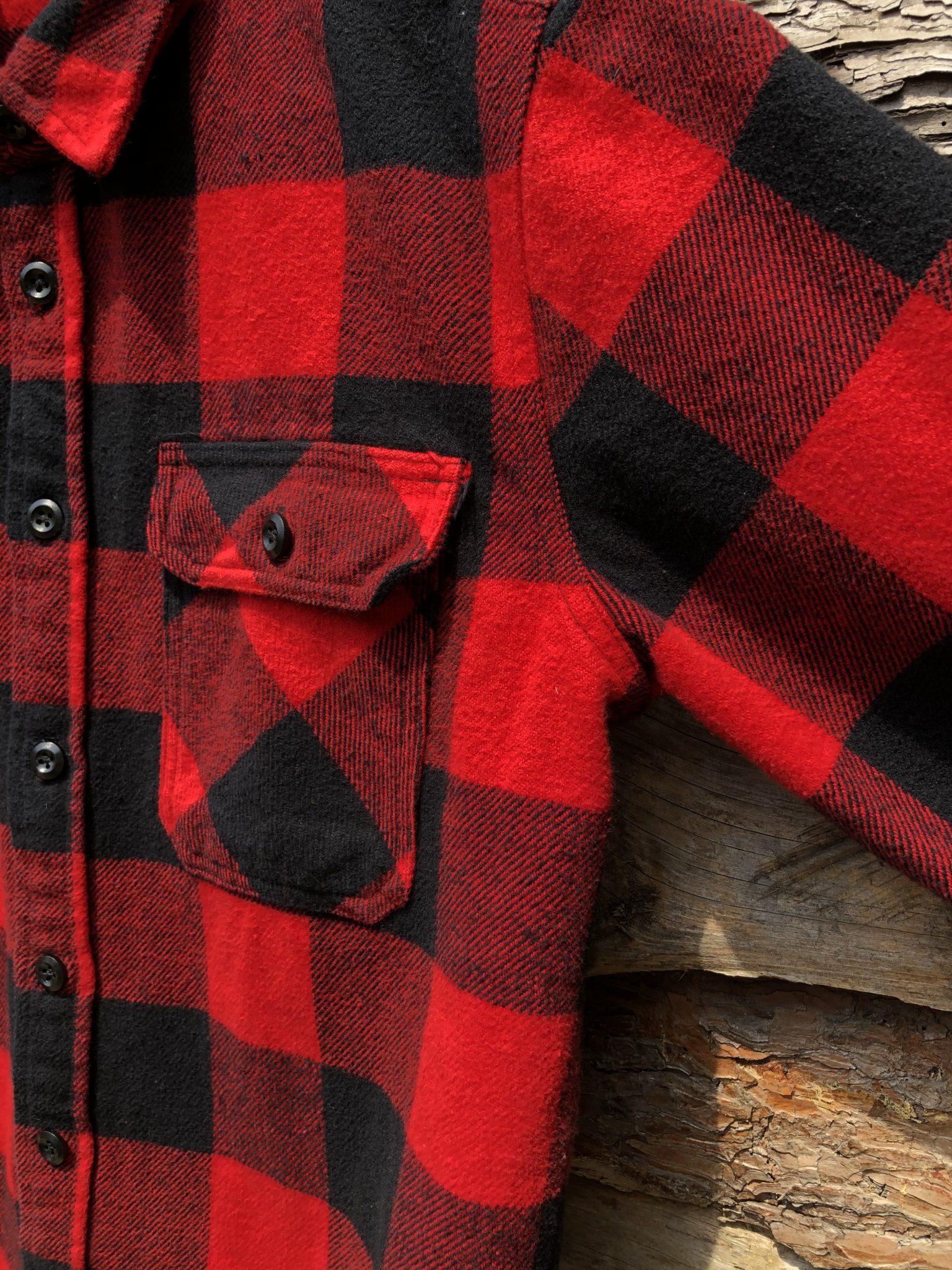 The Cordial Heavy Duty Flannel Shirt In Red/Black - Kind Supply Co.