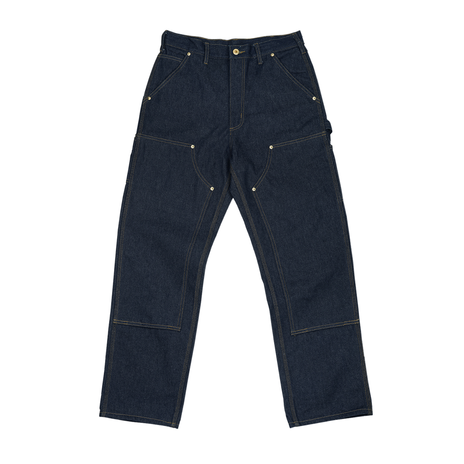 Trendy Denim Cargo Pants Men's Multi Flap Pocket Cotton - Temu