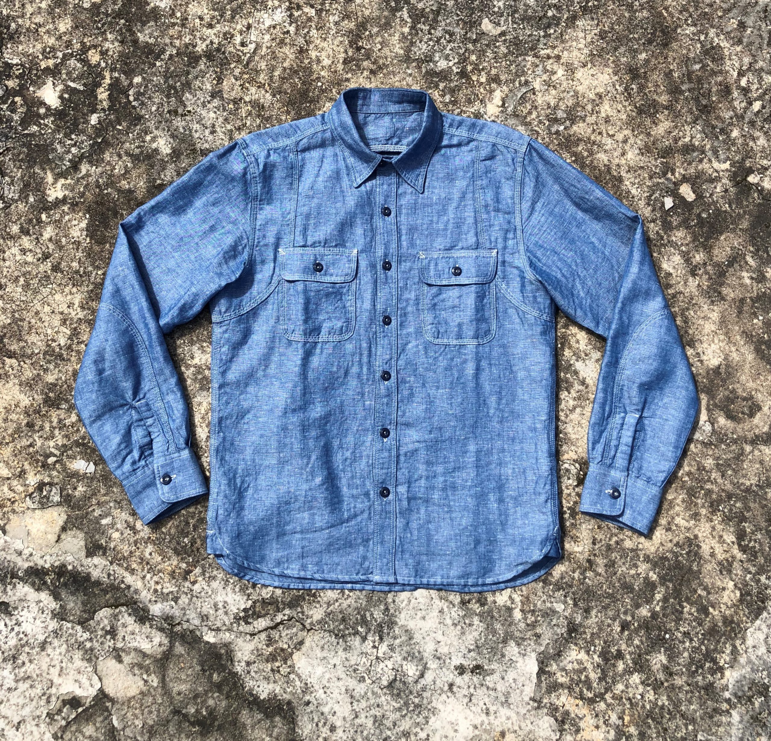 The Good-Natured Chambray Shirt 1920s Style - Kind Supply Co.