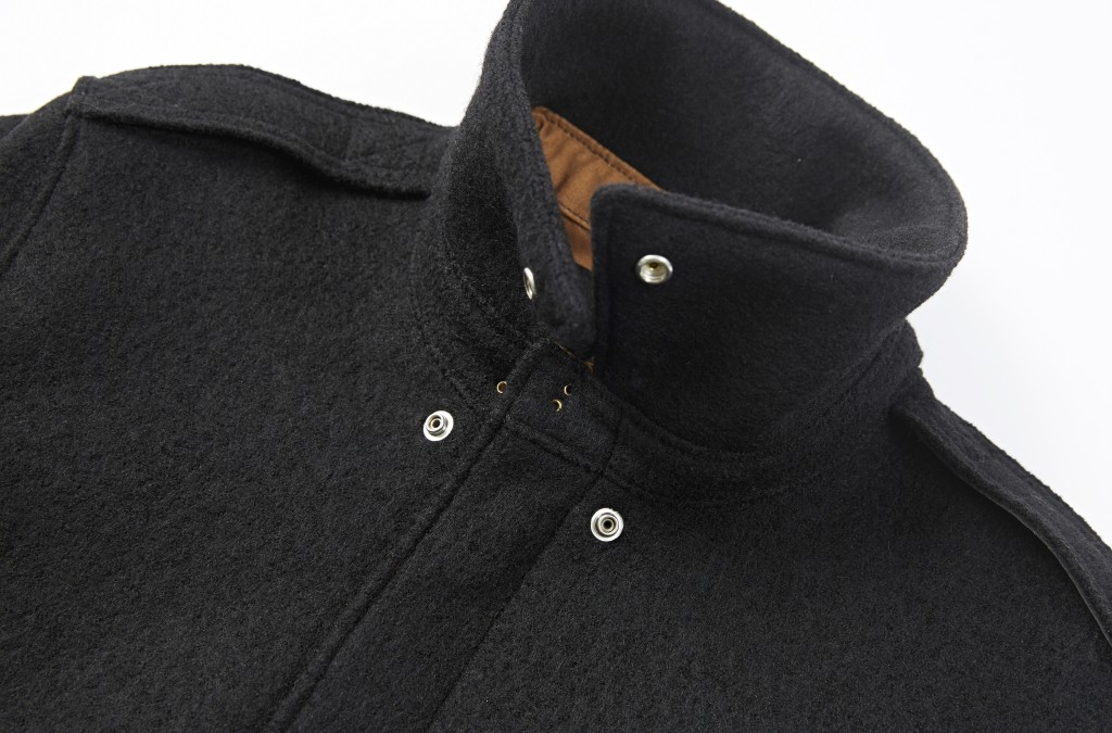 A2 Style Wool Flight Jacket In Black - Kind Supply Co.