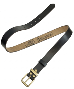 Alternative view of Handmade Horween Teacore Chromexcel Leather Belt In Black