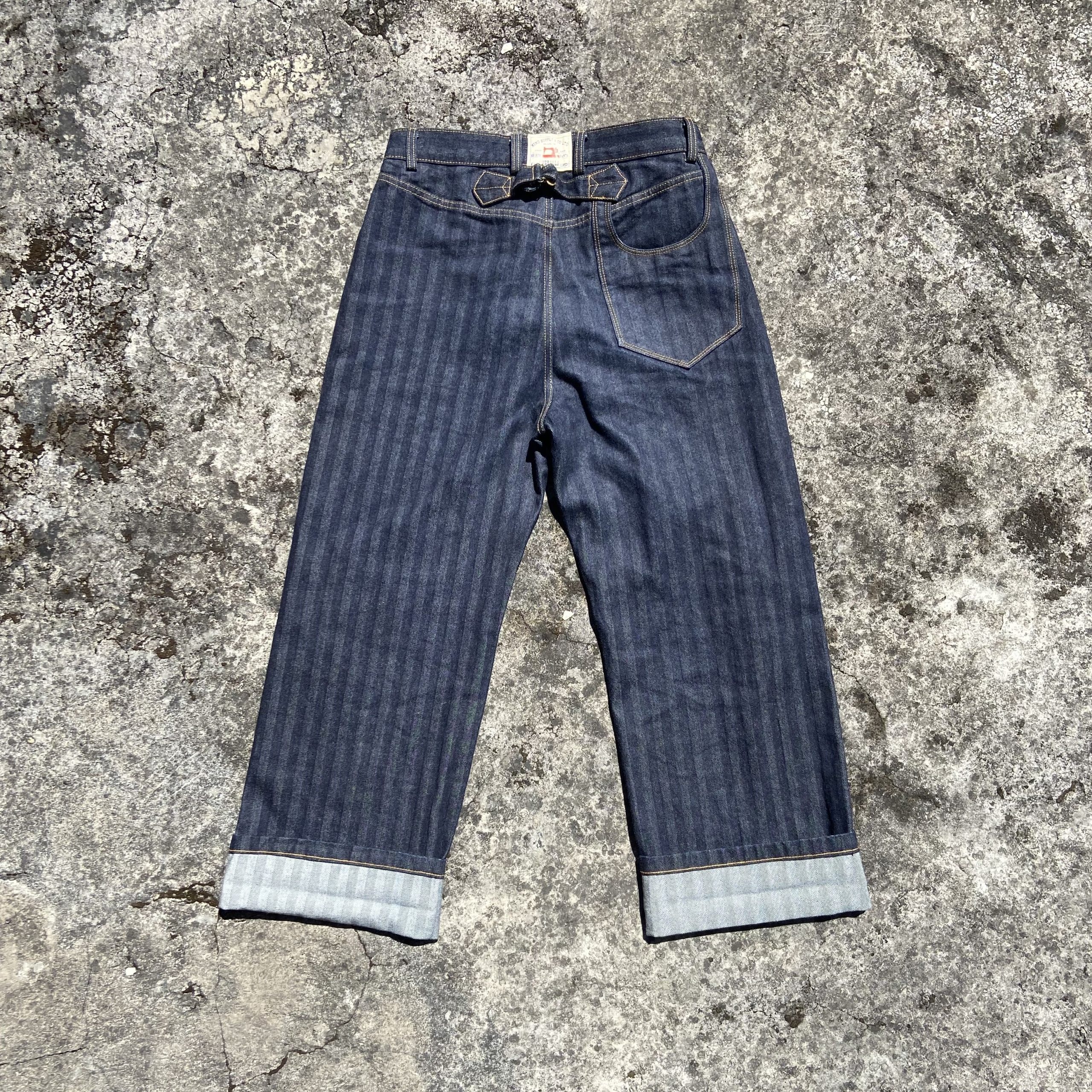 The 1870s Classic Cut Selvedge Herringbone Denim Miner Jeans 15 oz - Image 3