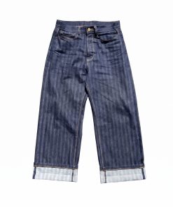 The 1870s Classic Cut Selvedge Herringbone Denim Miner Jeans 15 oz