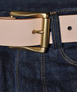 Handmade Italian Vegetable Tanned Leather Belt - Image 11