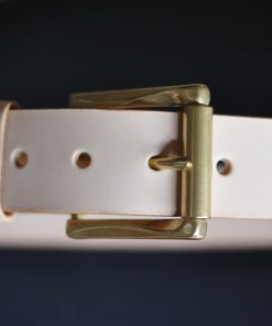 Handmade Italian Vegetable Tanned Leather Belt - Image 5
