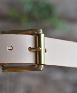 Handmade Italian Vegetable Tanned Leather Belt - Image 7