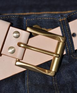 Handmade Italian Vegetable Tanned Leather Belt - Image 10