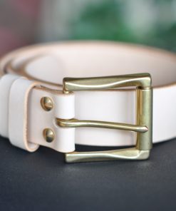 Handmade Italian Vegetable Tanned Leather Belt